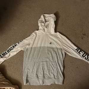 Amercian eagle white hoodie